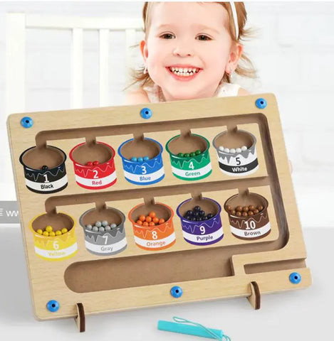 Image of Wooden Magnetic Counting Toy