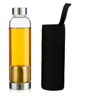 Image of Adventure Sip: Portable Heat-Resistant Glass Tea Cup