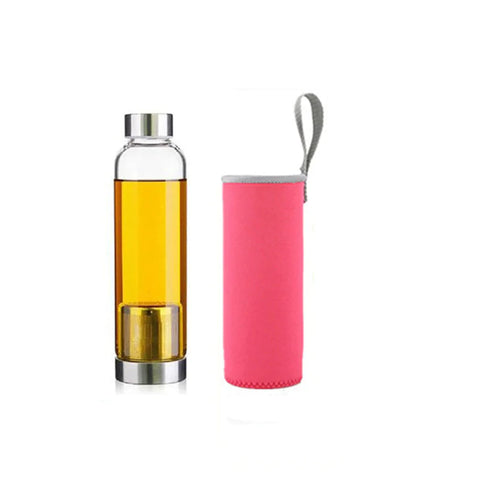 Image of Adventure Sip: Portable Heat-Resistant Glass Tea Cup