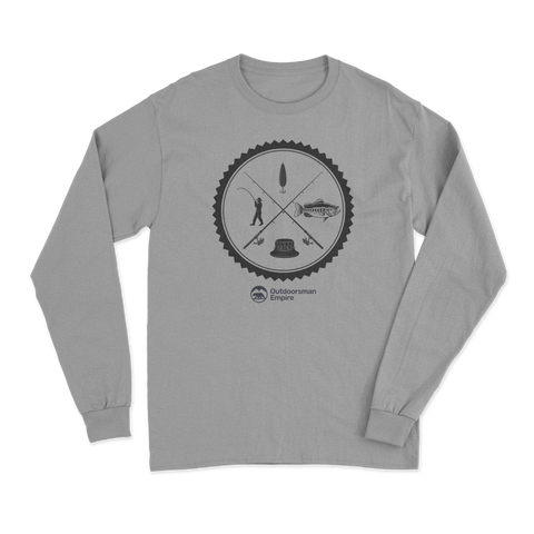 Image of Fishing Vintage v2 Men Long Sleeve Shirt