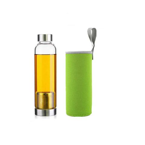 Image of Adventure Sip: Portable Heat-Resistant Glass Tea Cup