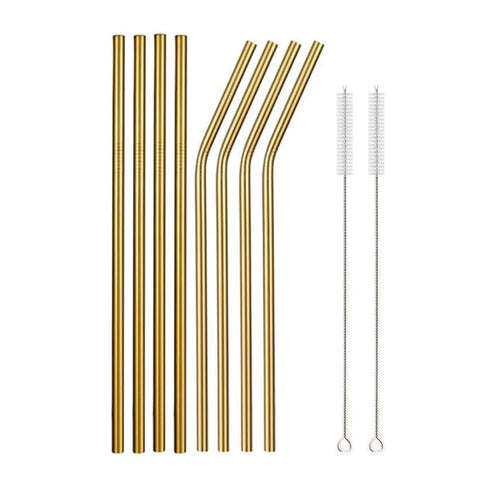 Image of Stainless Steel Drinking Straws