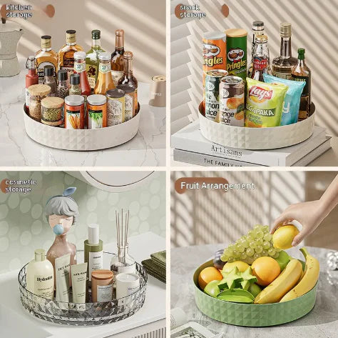 Image of Kitchen Home Multi-function Rotating Storage Box