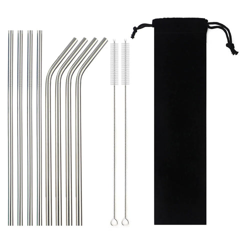 Image of Stainless Steel Drinking Straws