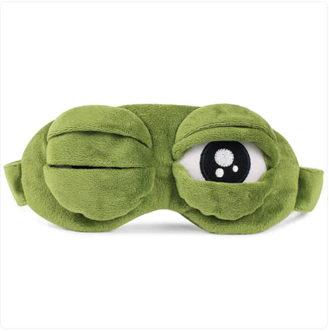 Image of Adorable Frog Sleep Mask