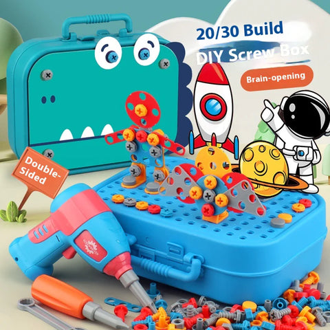 Image of Kids' Electric Screw Tool Box