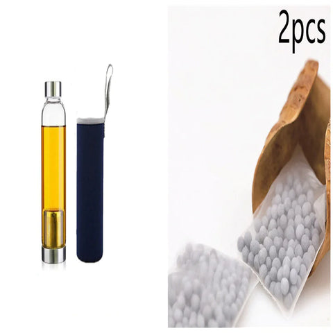 Image of Adventure Sip: Portable Heat-Resistant Glass Tea Cup