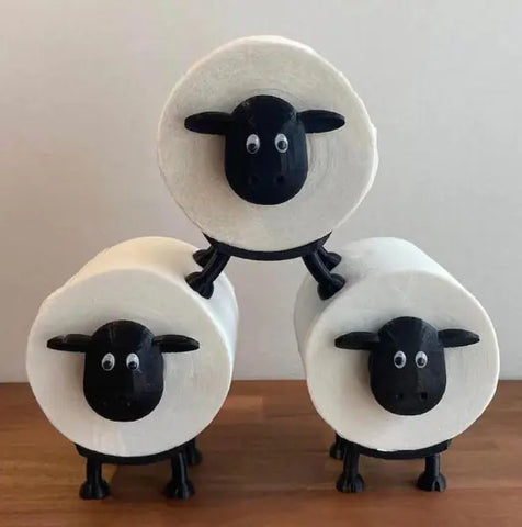 Image of Sheep Toilet Paper Roll Holder