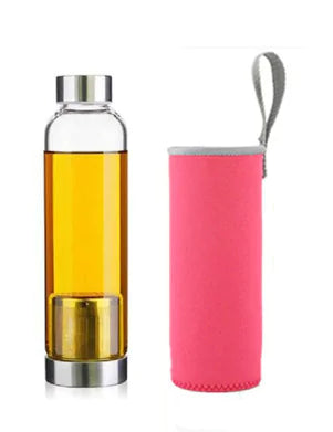 Image of Adventure Sip: Portable Heat-Resistant Glass Tea Cup