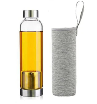 Image of Adventure Sip: Portable Heat-Resistant Glass Tea Cup