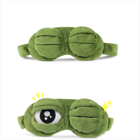 Image of Adorable Frog Sleep Mask