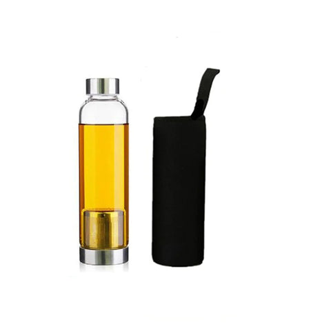 Image of Adventure Sip: Portable Heat-Resistant Glass Tea Cup