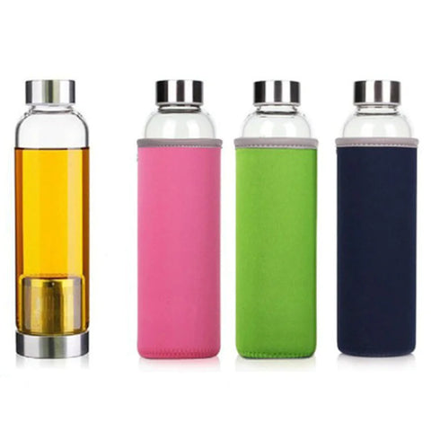 Image of Adventure Sip: Portable Heat-Resistant Glass Tea Cup